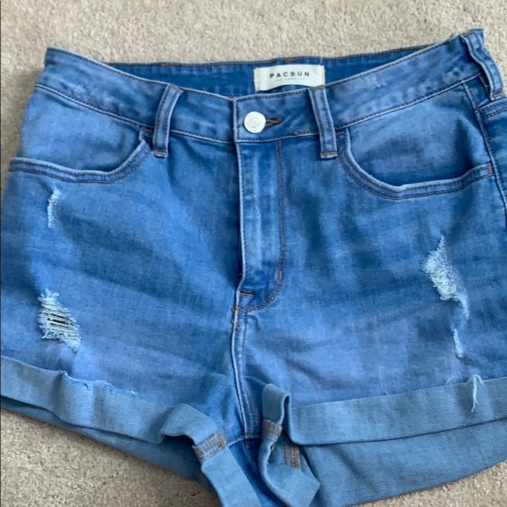 Pacsun Médium Wash Hugh Rose Jeans